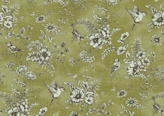 Finch Toile, Willow - Twist&Fit Roman Blind - Image 7